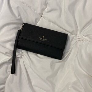 Kate Spade Midnight Black Wristlet
